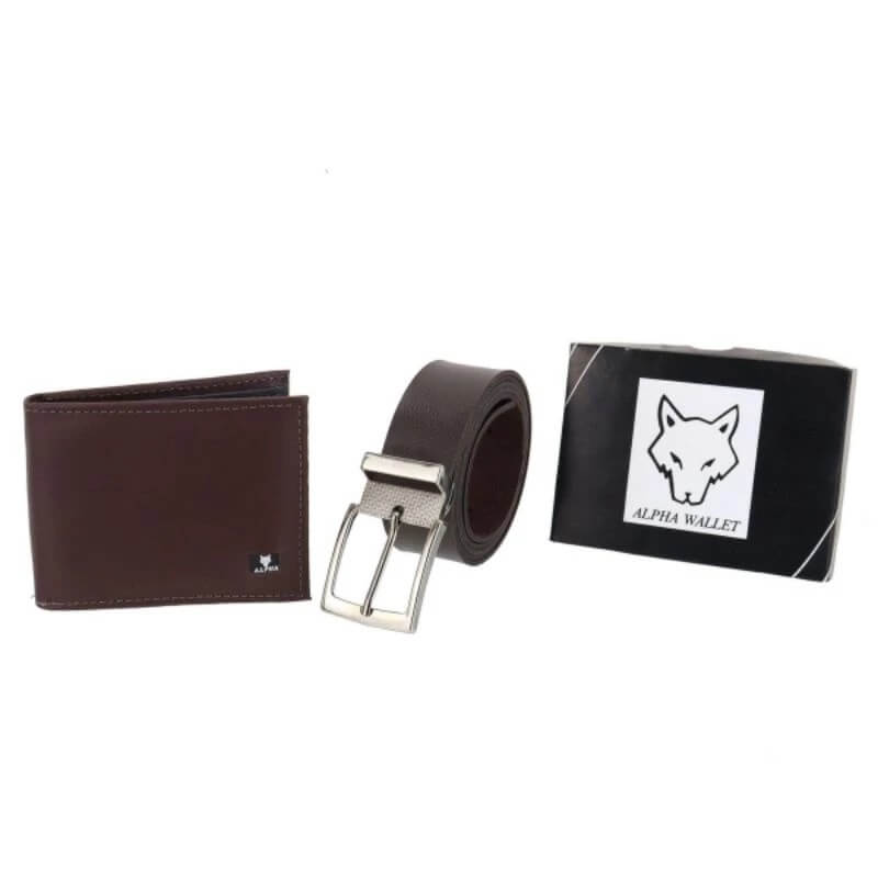 Kit Carteira Masculina + Cinto Masculino